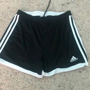Black adidas shorts